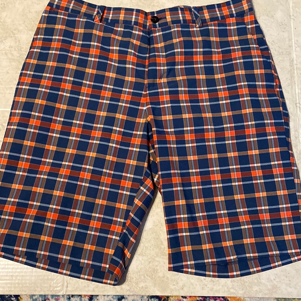 Adidas Plaid Golf Shorts NWOT